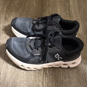 On Cloud CloudRunner Black Gray Running Shoes